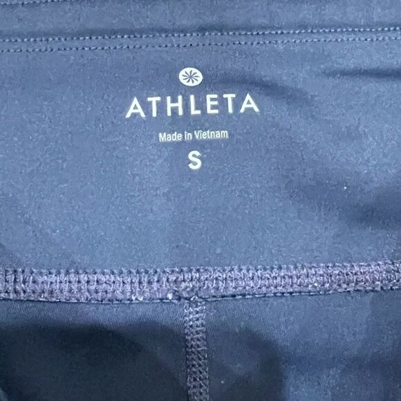 Athleta Gel Dot Sonar Womens Capri Legging Women’s Small - Picture 4 of 5